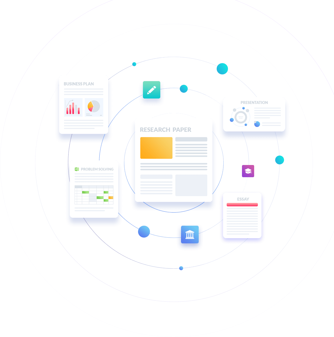 Illustration of types of academic papers