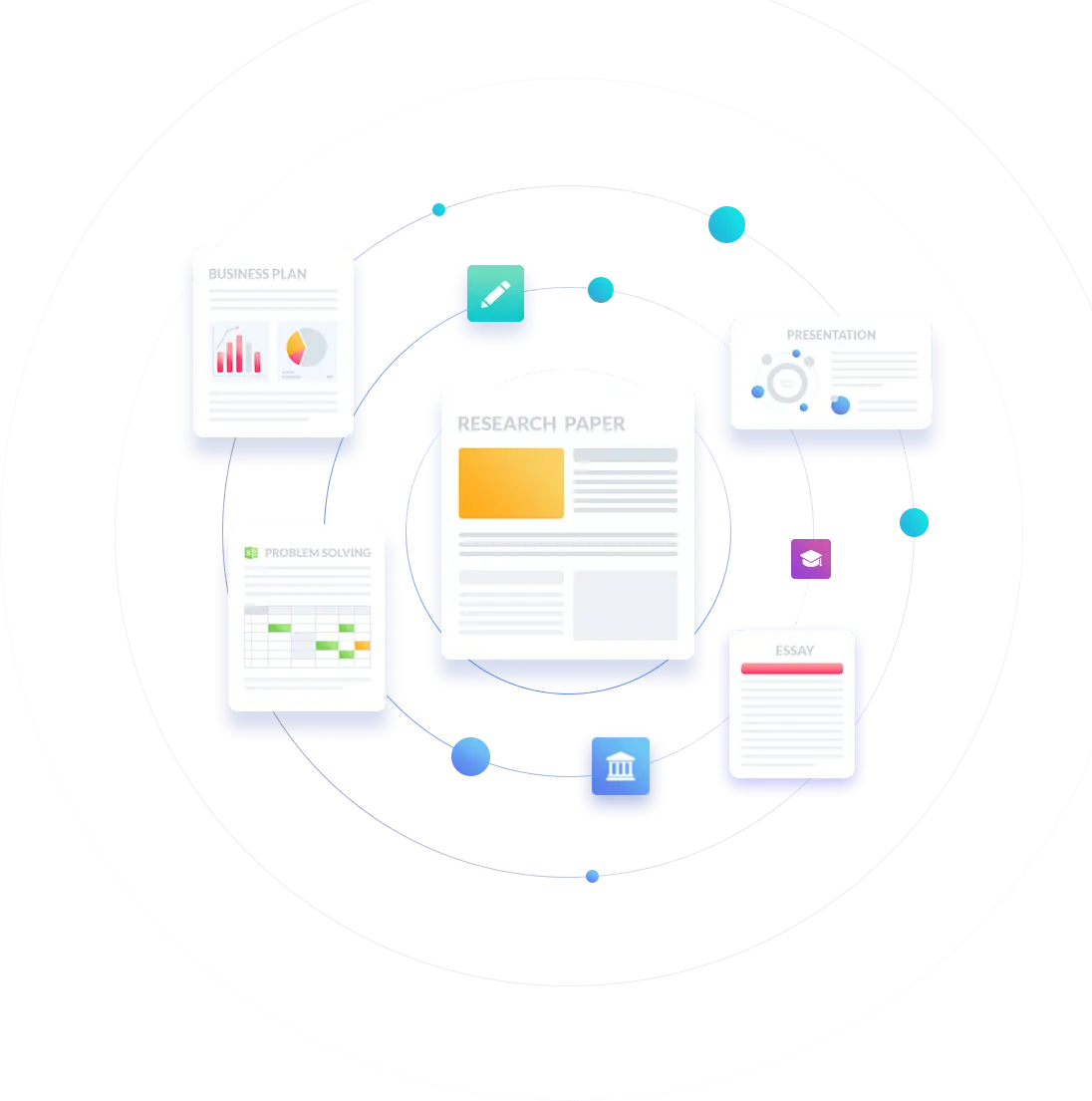 Illustration of types of academic papers